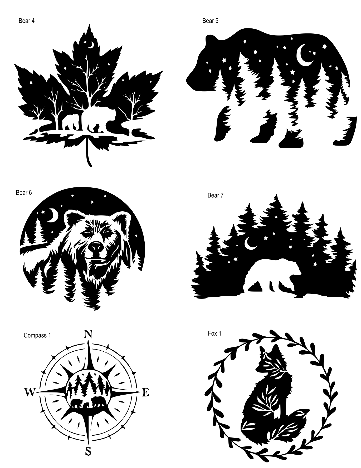Wilderness | Cabin | Camping: Coasters (Choose your 4!)