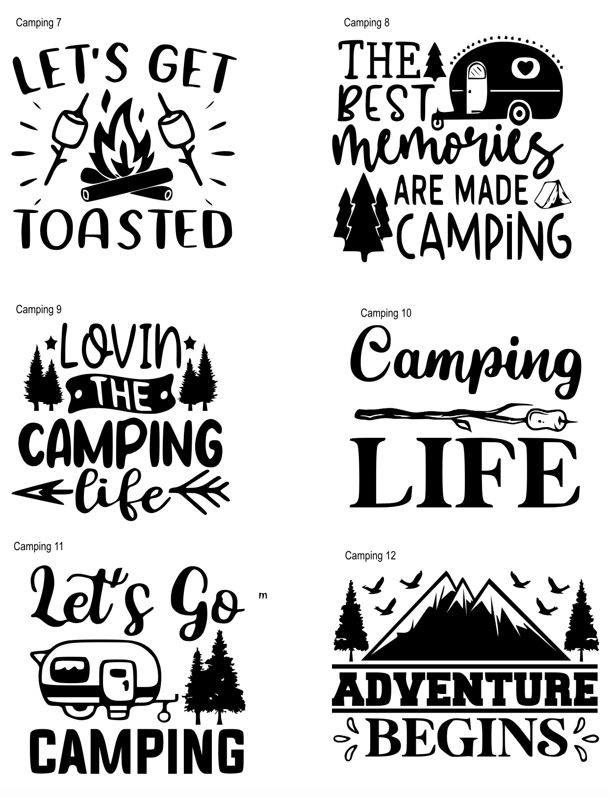 Wilderness | Cabin | Camping: Coasters (Choose your 4!)