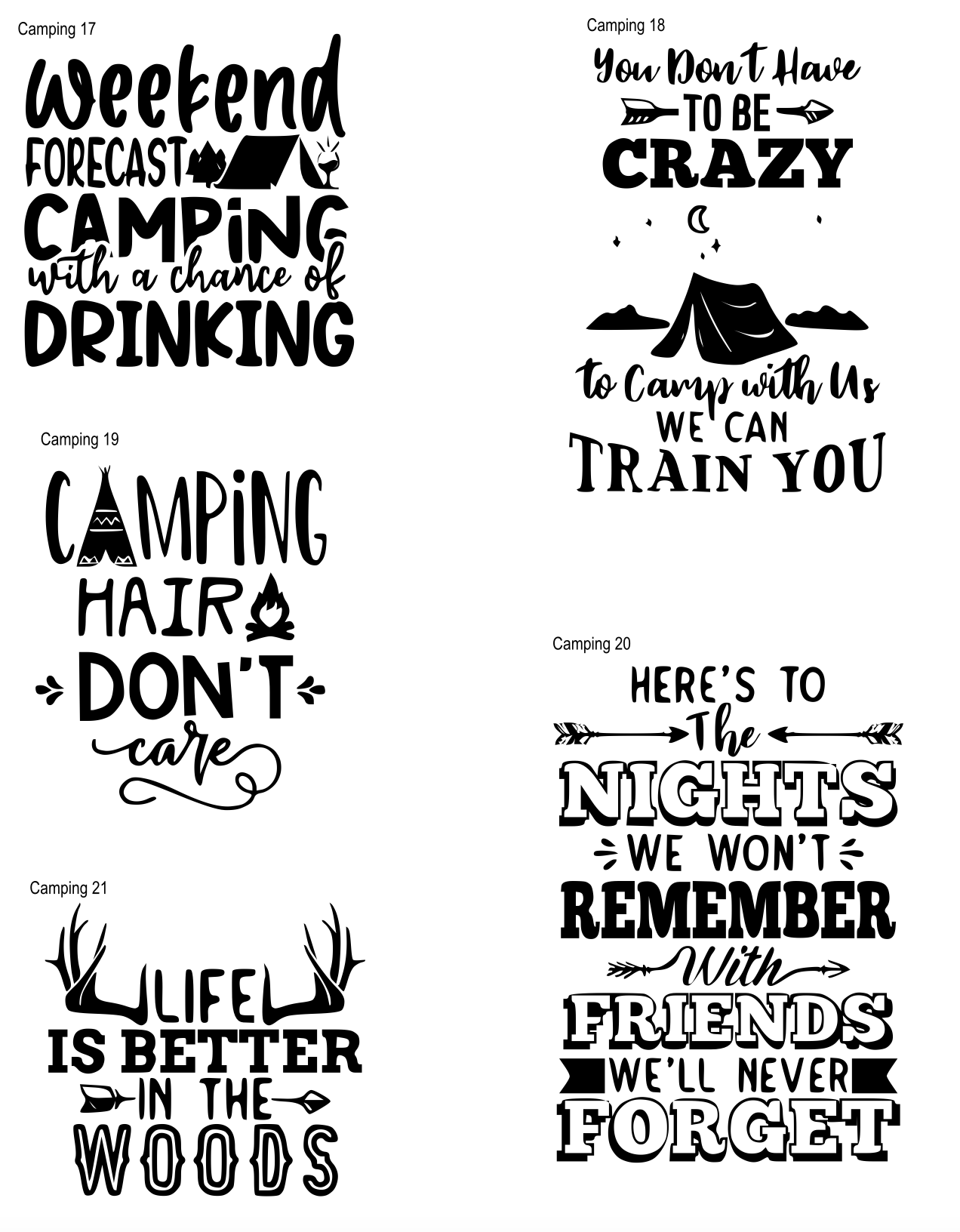 Wilderness | Cabin | Camping: Coasters (Choose your 4!)