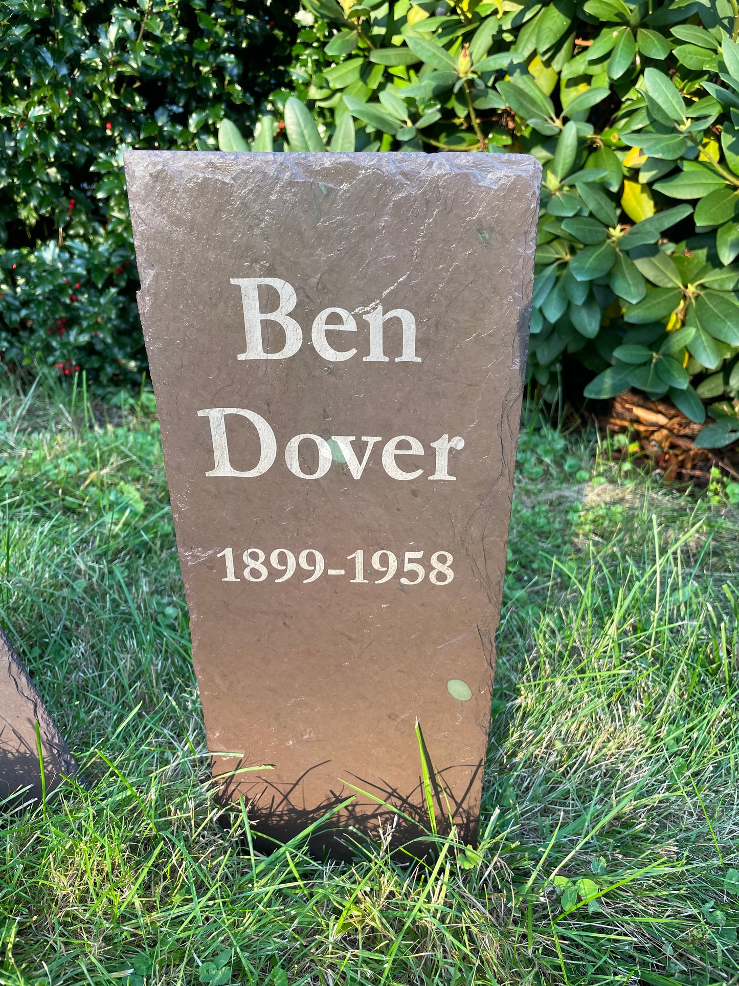 3 Slate Engraved Halloween Tombstones