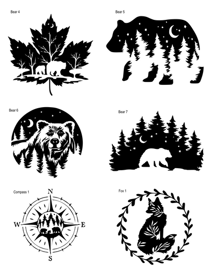 Wilderness | Cabin | Camping: Coasters (Choose your 4!)