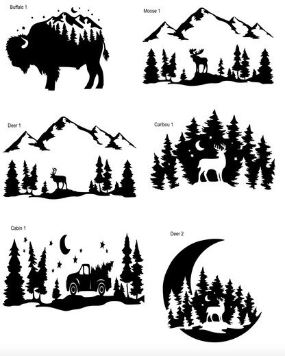 Wilderness | Cabin | Camping: Coasters (Choose your 4!)